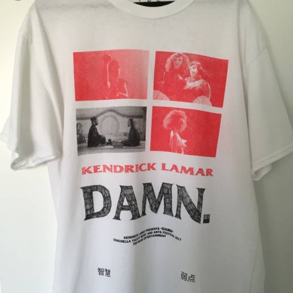 Kendrick Lamar x Coachella 2017 DAMN t shirt